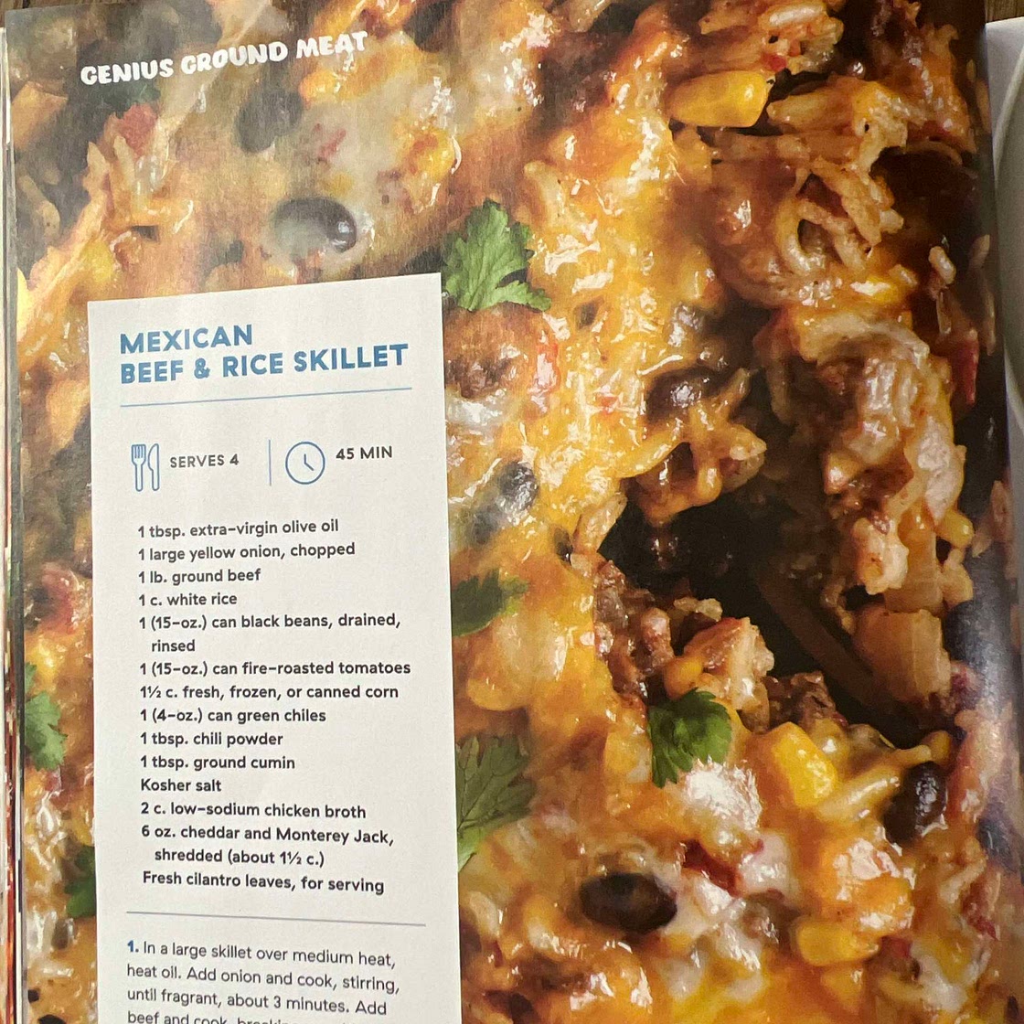 Mexican Beef and Rice Skillet