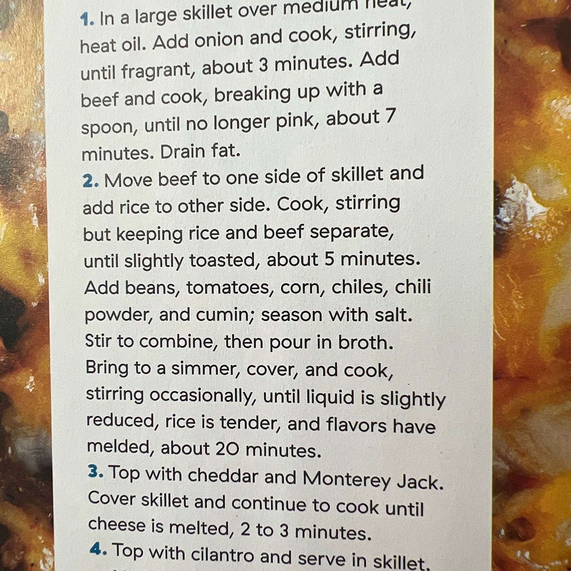 Mexican Beef and Rice Skillet