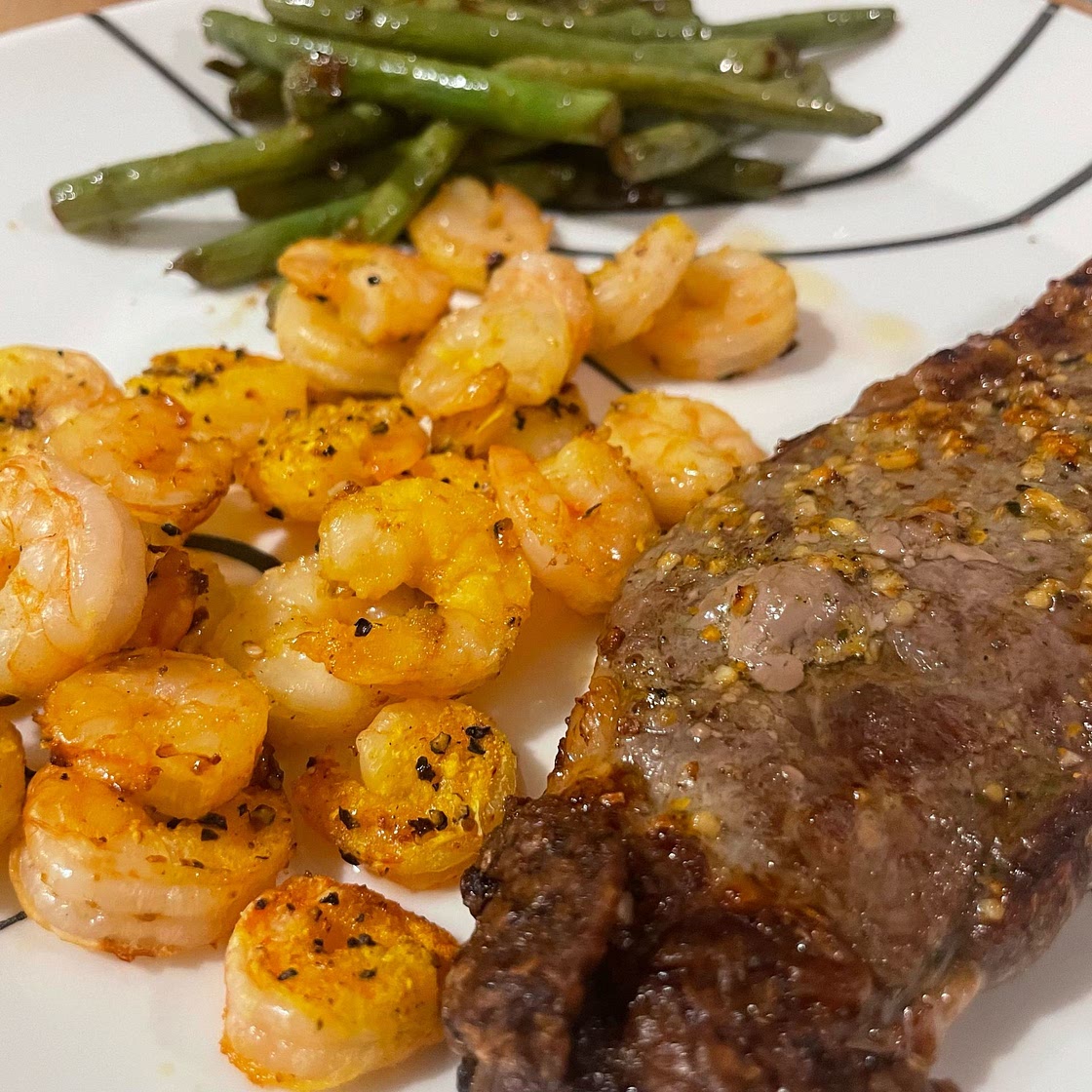 Air Fryer Surf and Turf