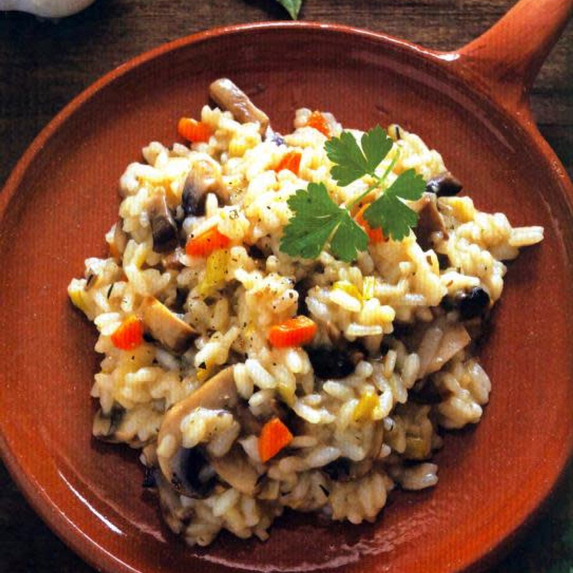 Mushroom and Vegetable Risotto - Elder Scrolls