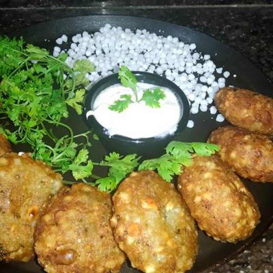 साबूदाना बड़ा (sabudana vada recipe in hindi)