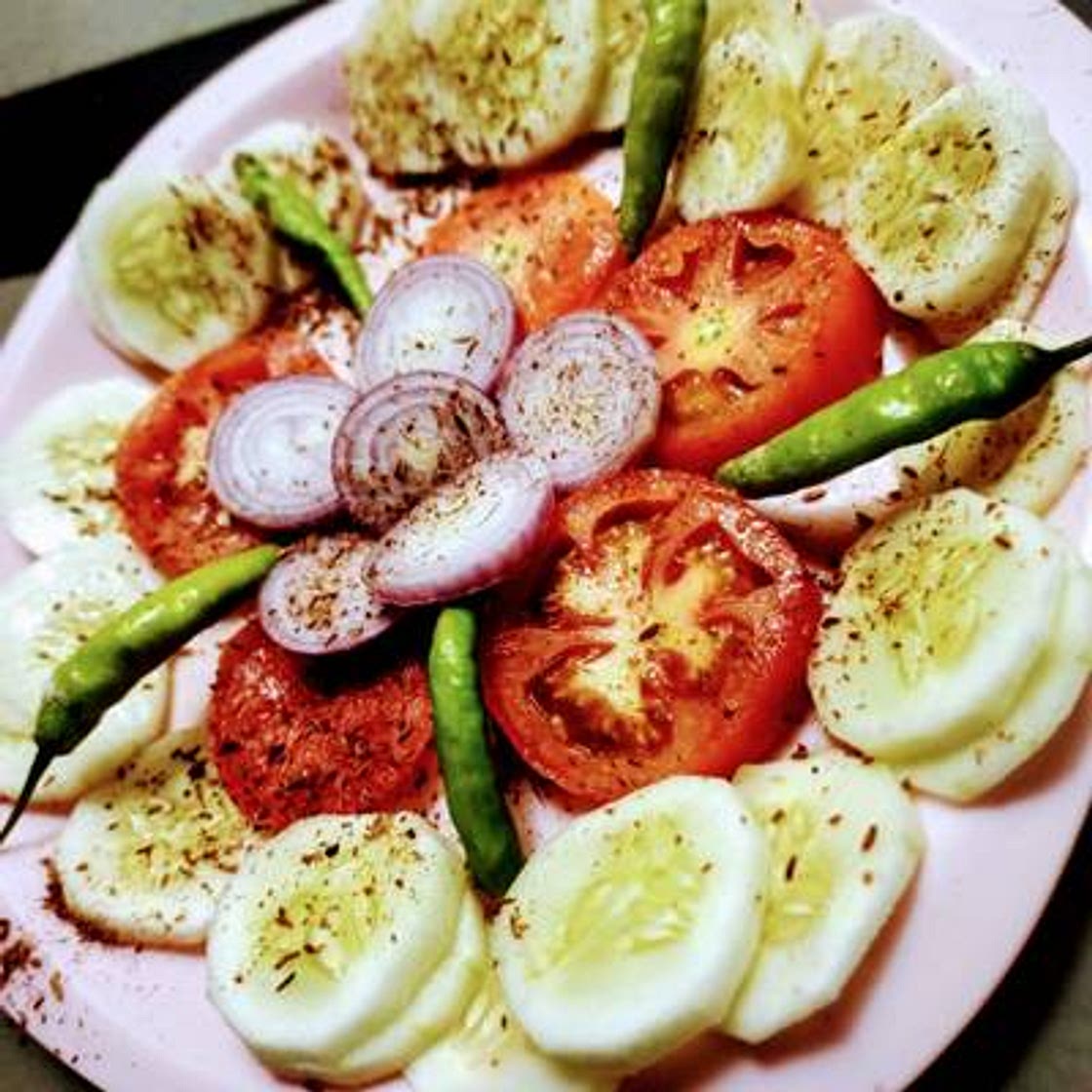 हेल्थि वेजिटेबल सलाद (vegetable salad recipe in hindi)
