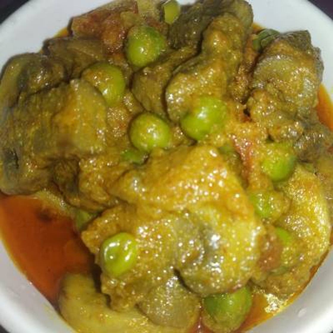 लहसुनी मटर मशरूम (lehsuni matar mushroom recipe in Hindi)