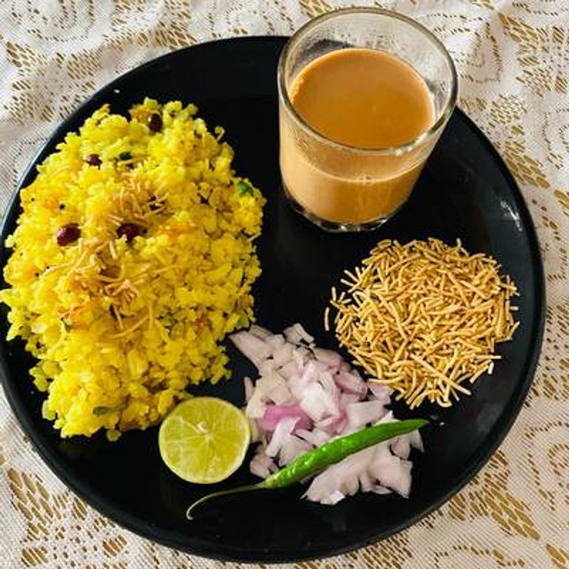 आलू पोहा (aloo poha recipe in Hindi)