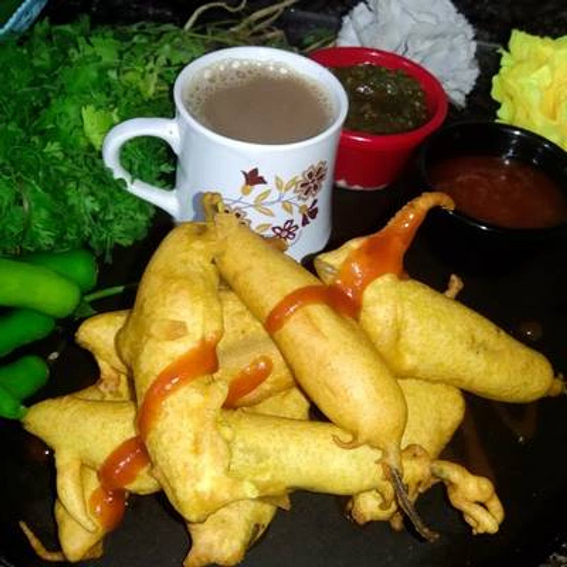 मिर्ची पकौड़ा (mirchi pakoda recipe in hindi)