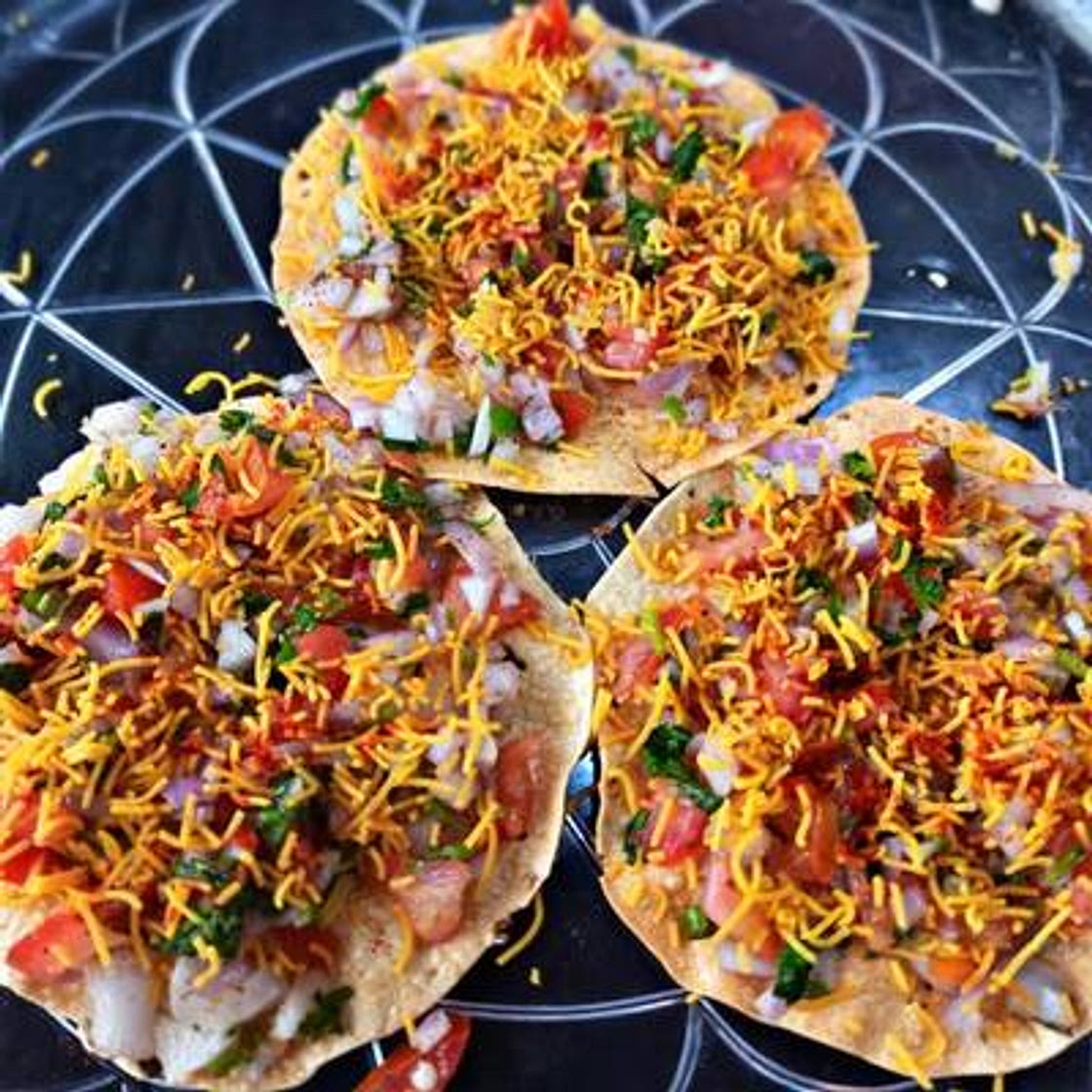 मसाला पापड़ (masala papad recipe in Hindi)