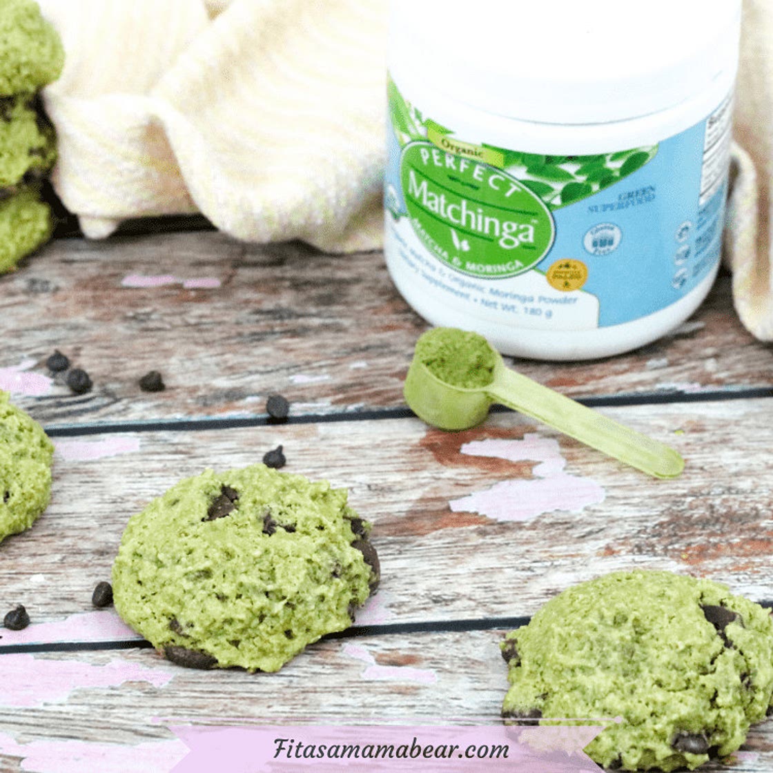 Chocolate Chip Moringa Cookies