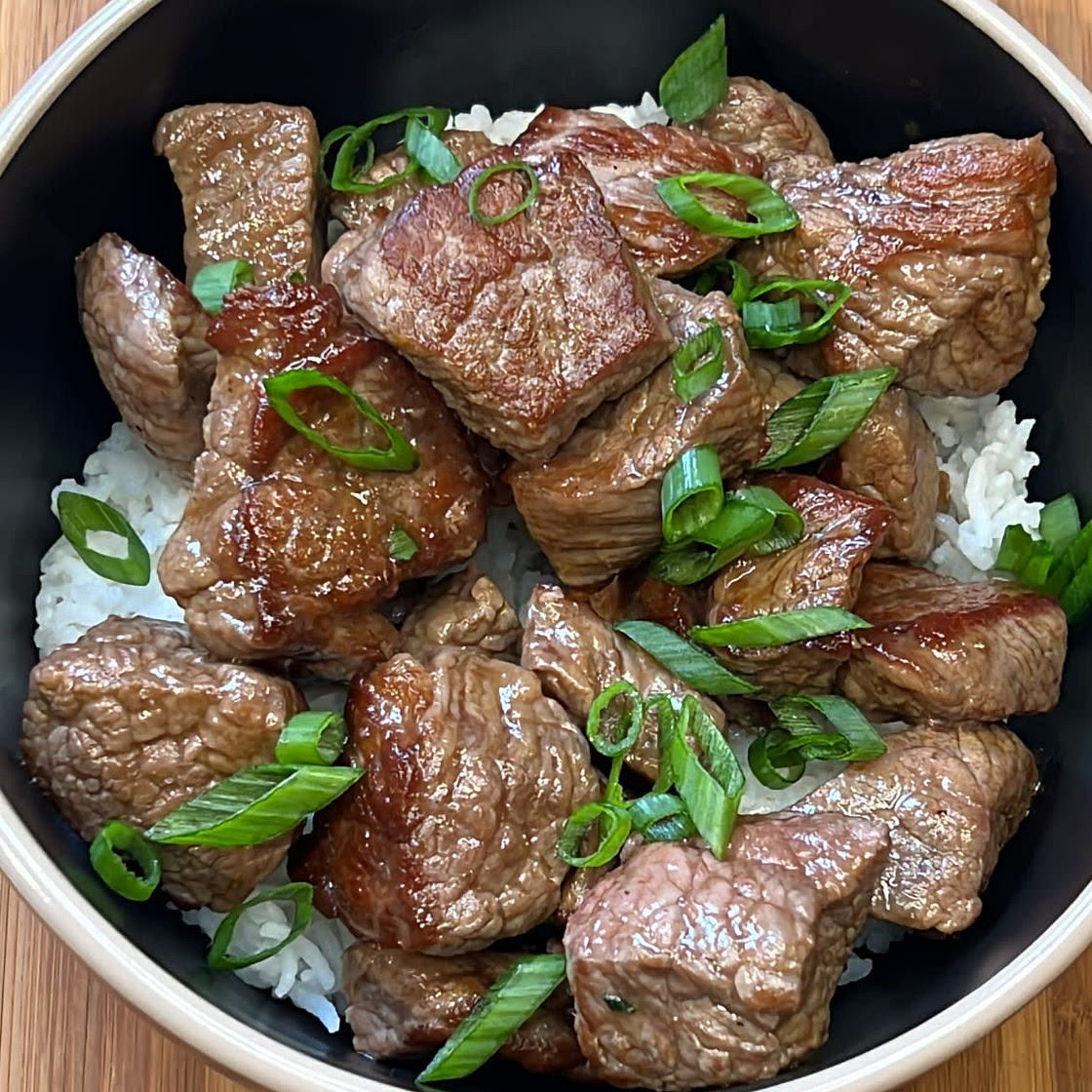 Honey Balsamic Steak Bites