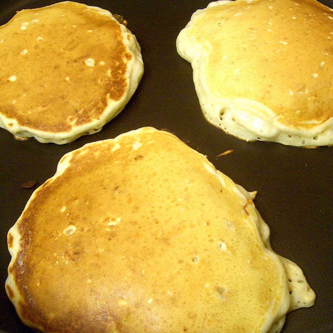 Oatmeal Walnut Pancakes