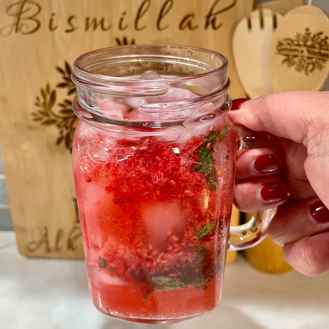 Raspberry mojito 