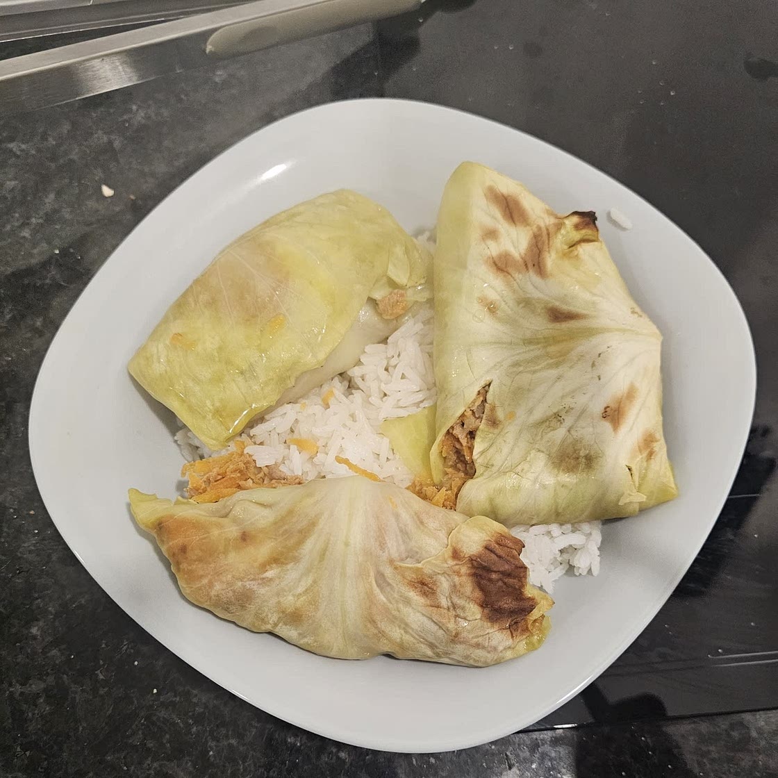 Asian Stuffed Napa Cabbage Rolls
