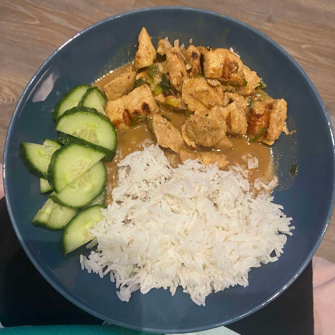 Chicken satay curry