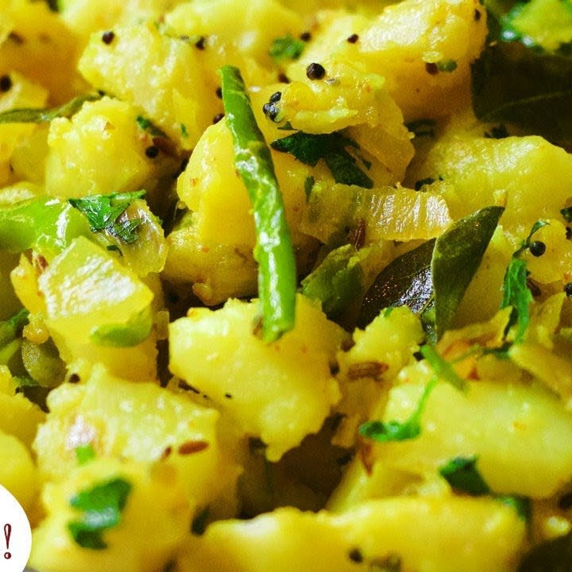 INDIAN Potato Dry Bhaji