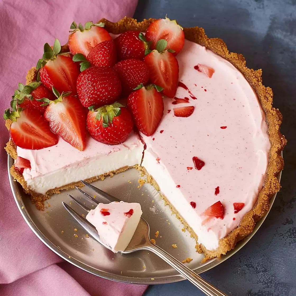 Strawberry Cheesecake Pie