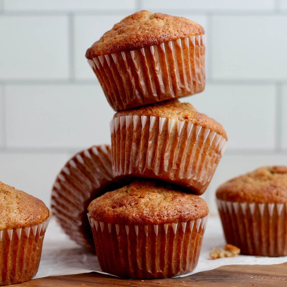 Sourdough Carrot Muffins