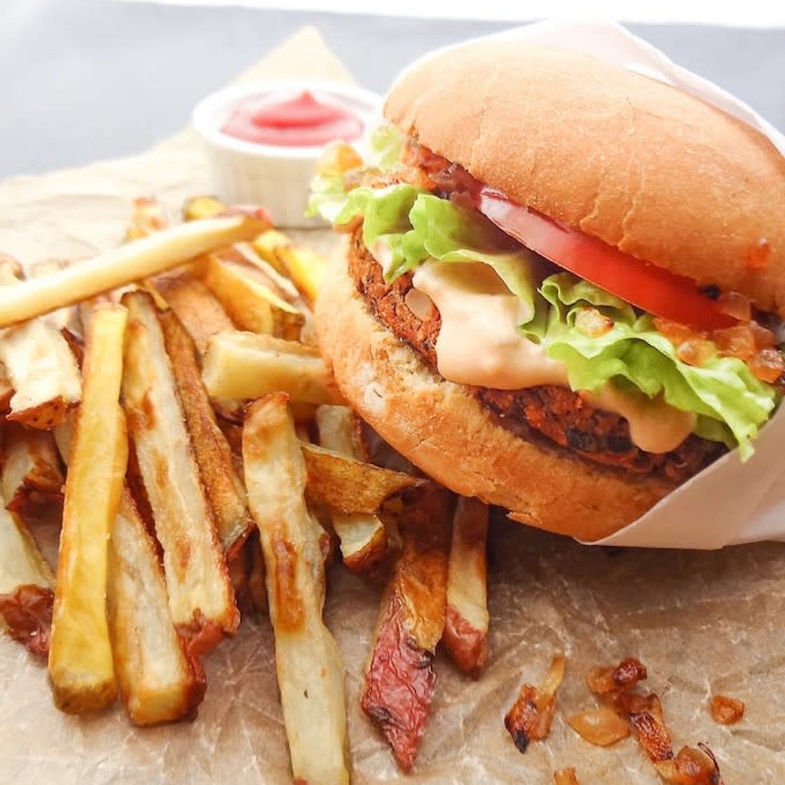 Dirty Vegan Burger