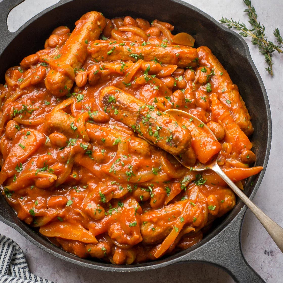 Sausage & Bean Casserole 4