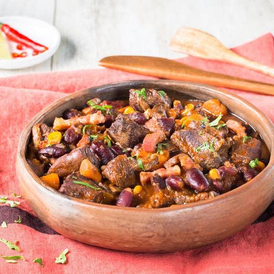 Bœuf bourguignon mexicain