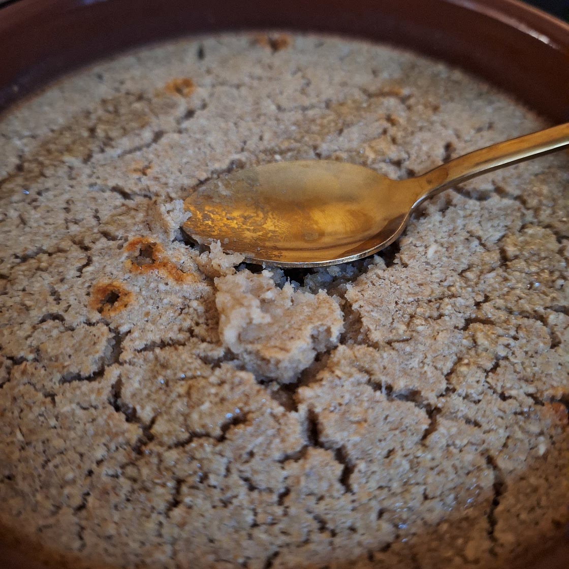golden syrup baked oats
