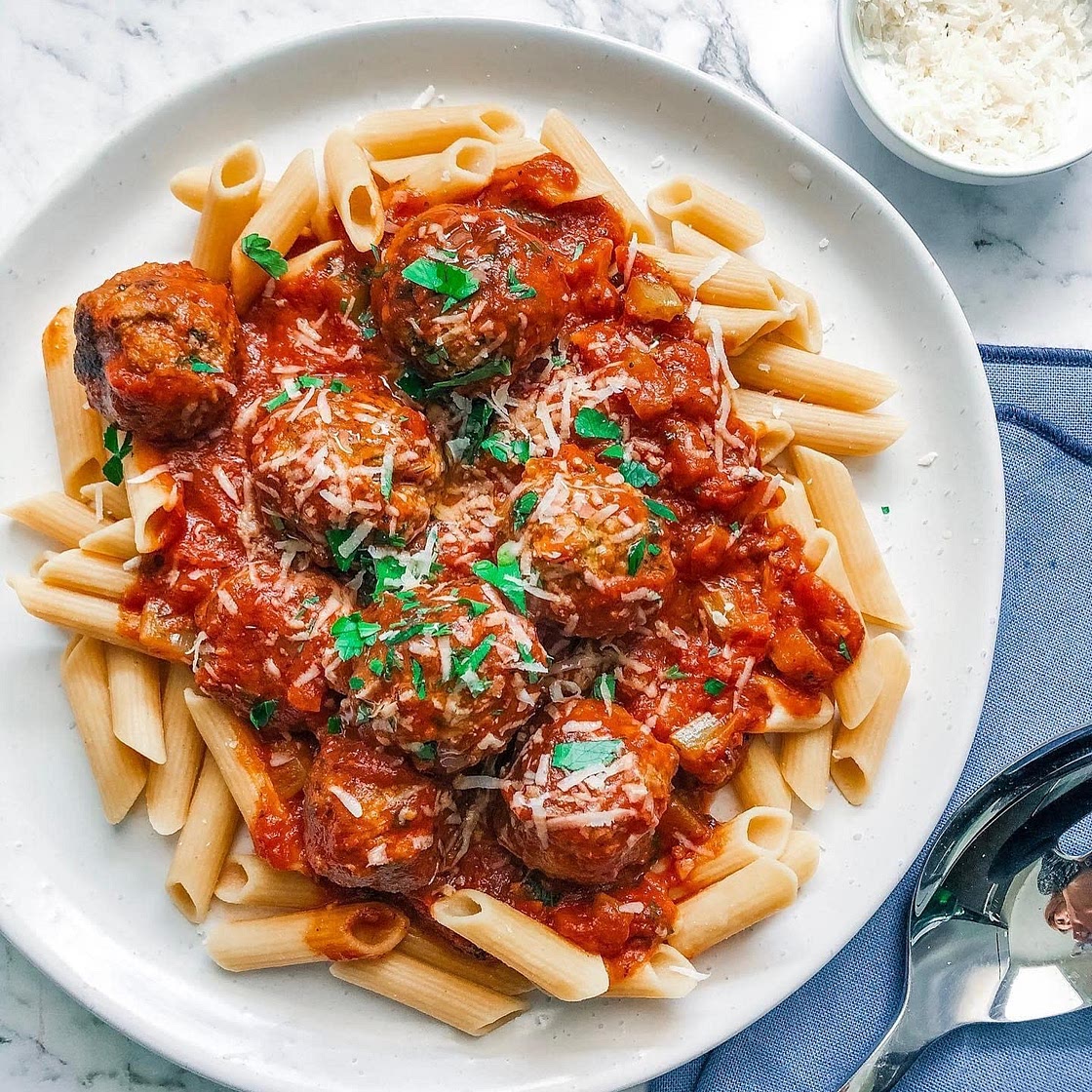 Vege Meatball Pasta