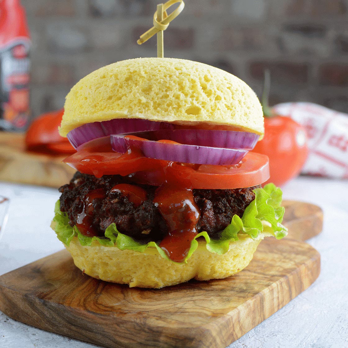 Keto Two Minute Burger Bun Recipe