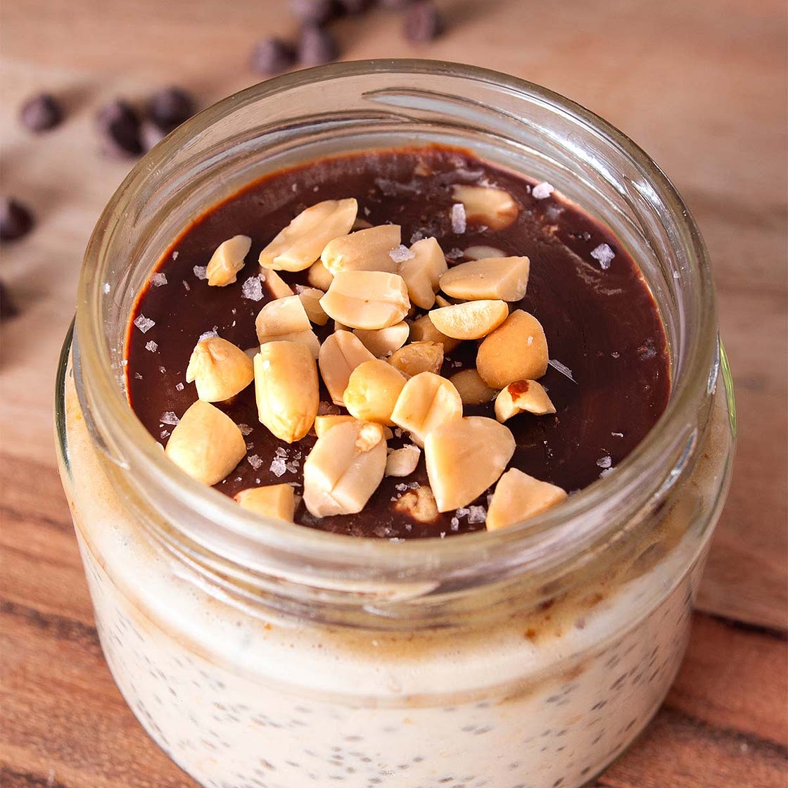 Snickers Overnight Oats
