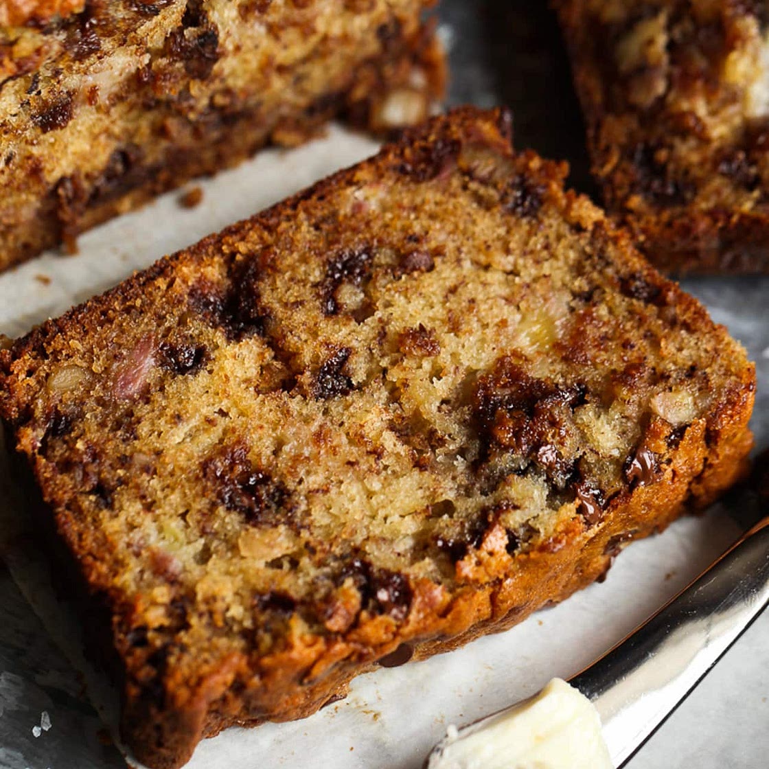 The Best Chocolate Chip Banana Bread