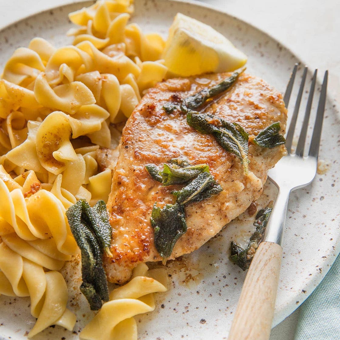 Brown Butter Sage Skillet Chicken
