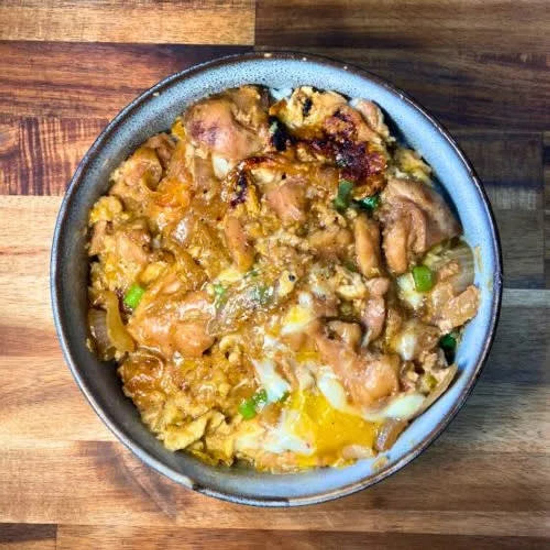 Oyakodon (Chicken and Eggs Rice Bowl)