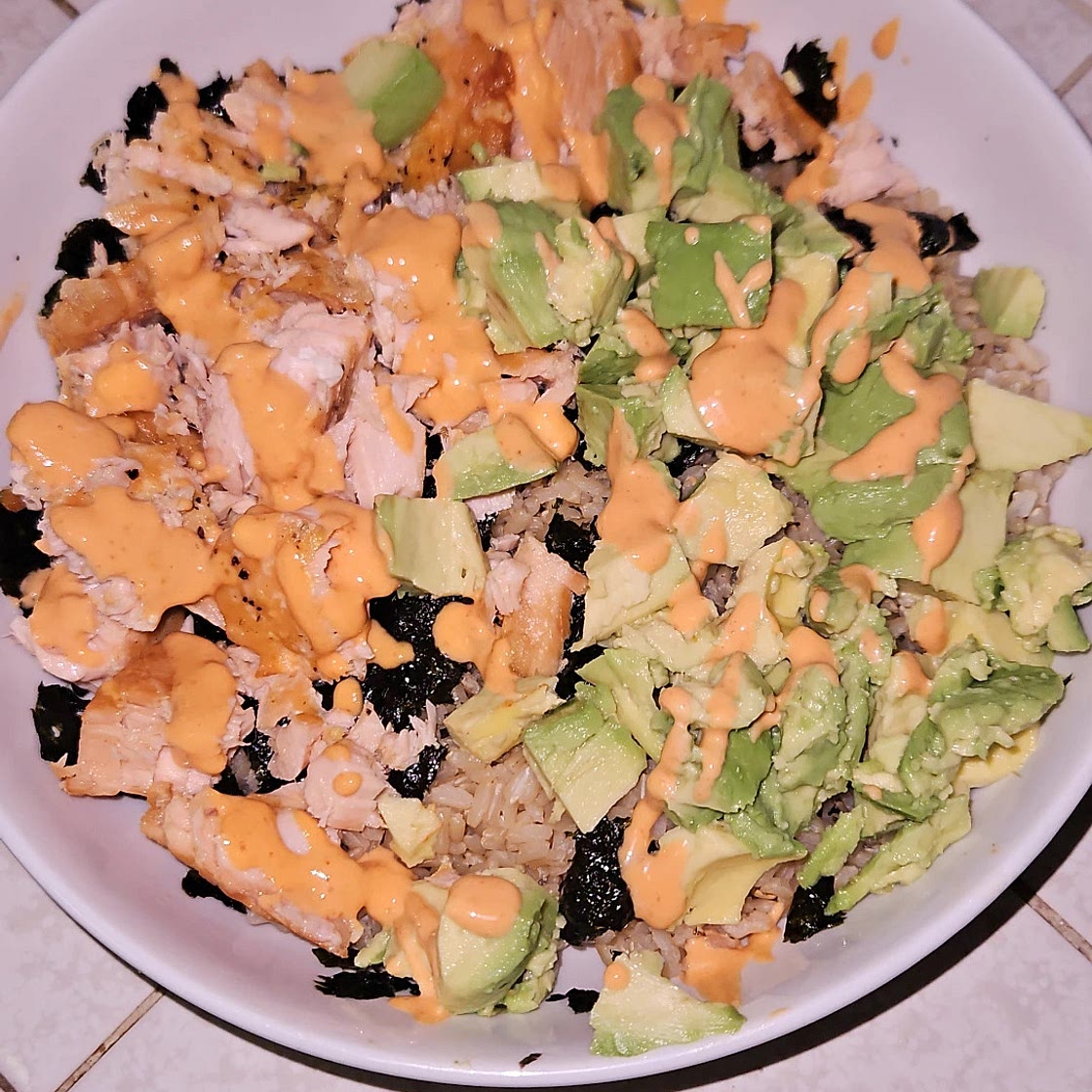 salmon bowl