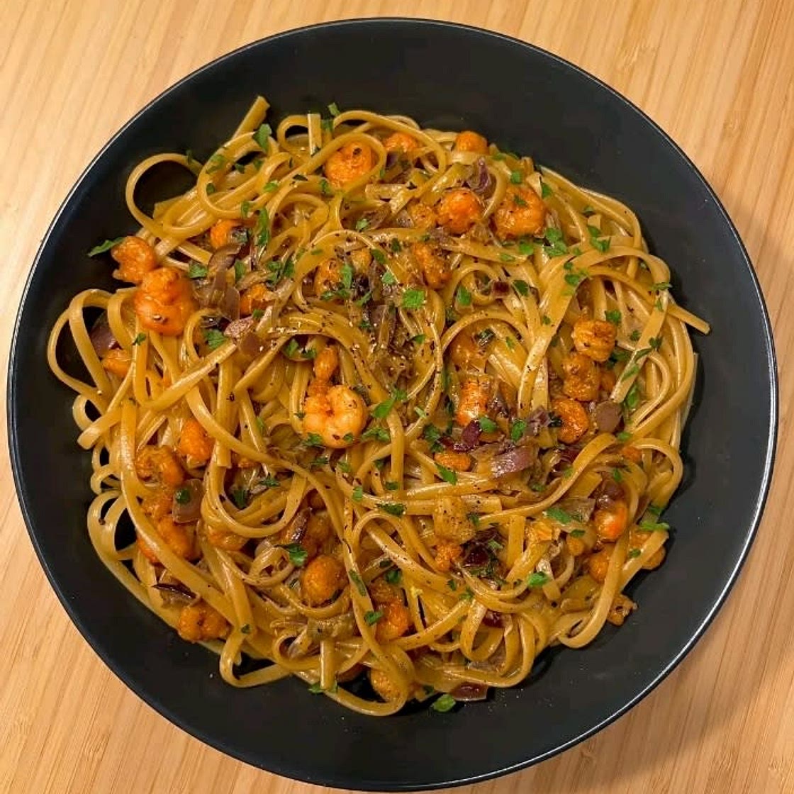wok crevettes