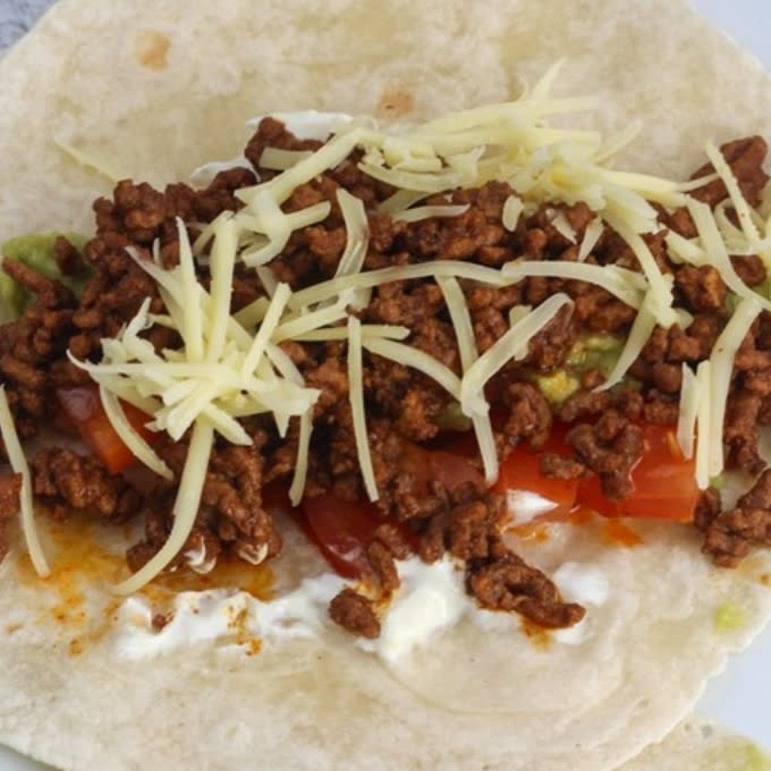 Veggie taco wraps