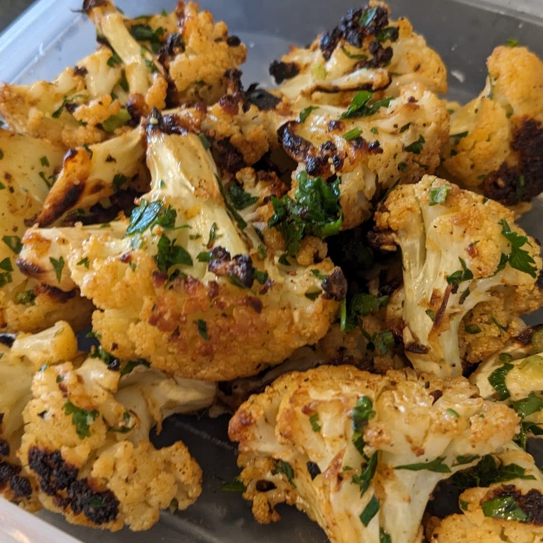 Chipotle Lime Roasted Cauliflower
