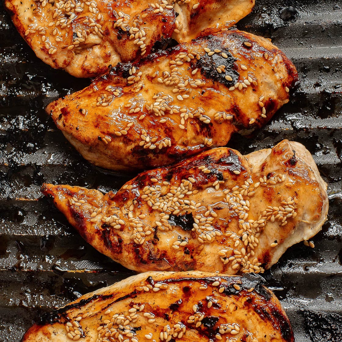honey sriracha sesame chicken