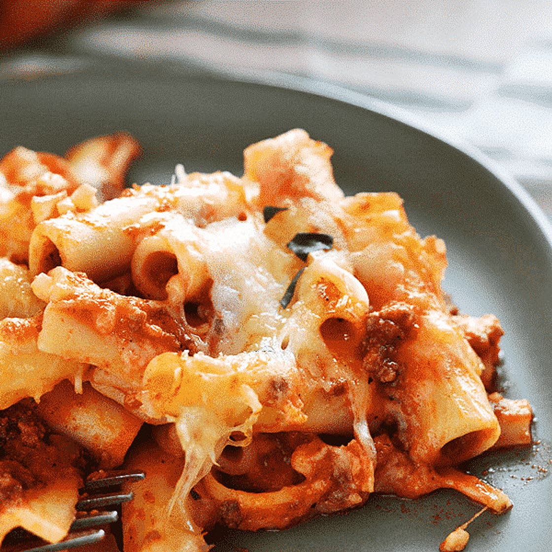Baked Ziti With Ground Beef