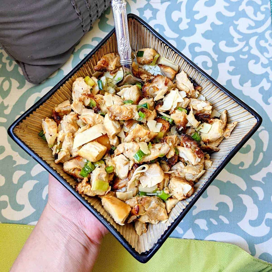 Chicken Kelaguen (Paleo, AIP, Whole30)