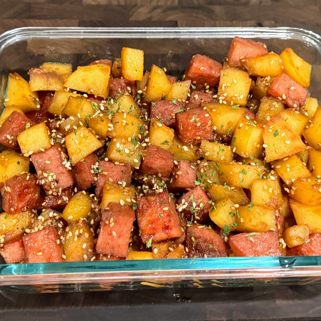Braised Potato Spam