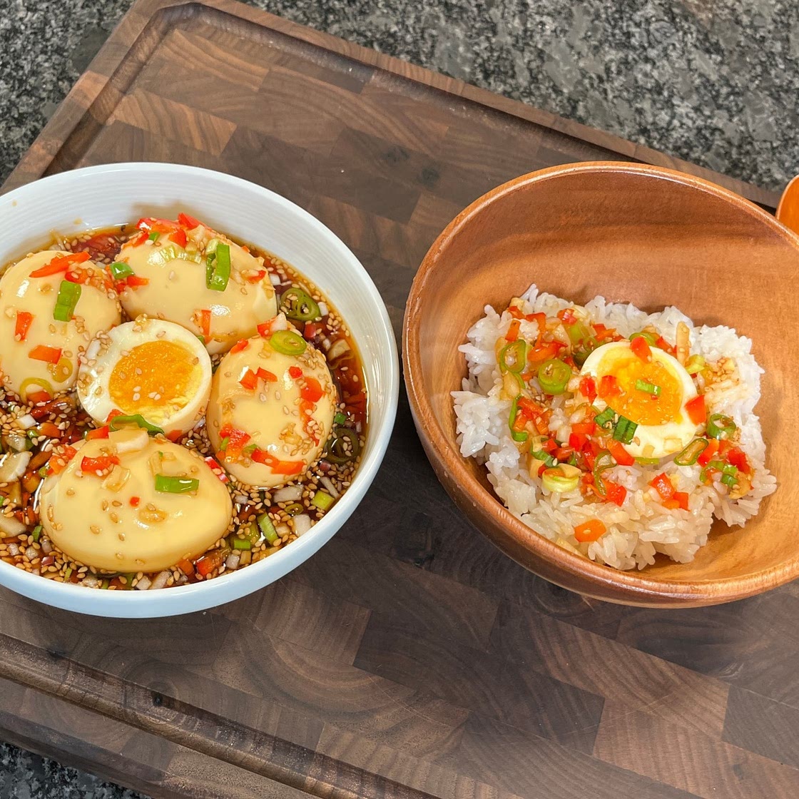 끓이지 않아도 맛있는 밥도둑 반숙계란장!!