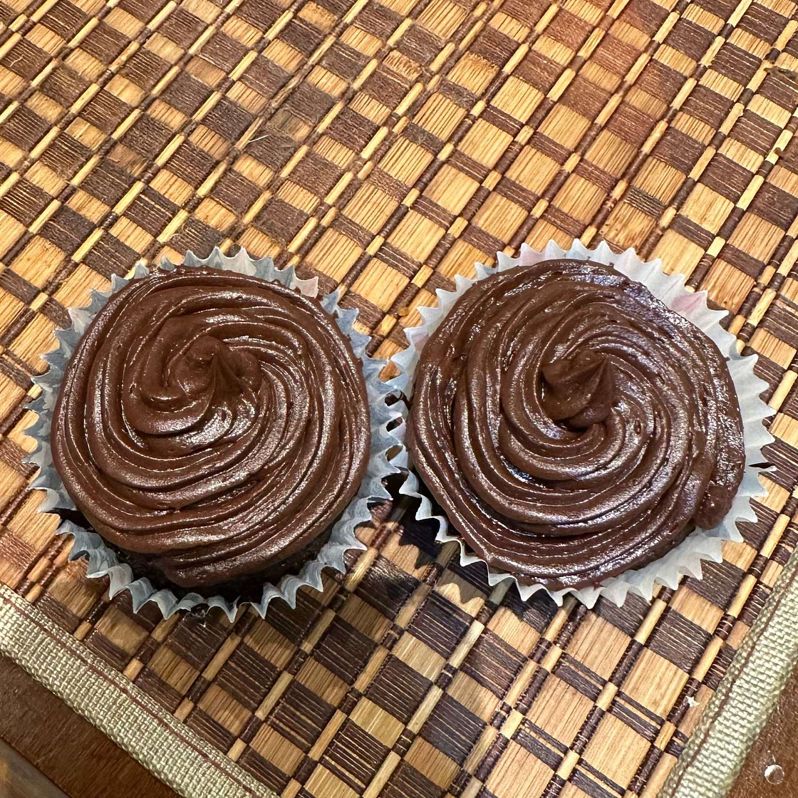 Chocolate Cake with Chocolate Custard Buttercream