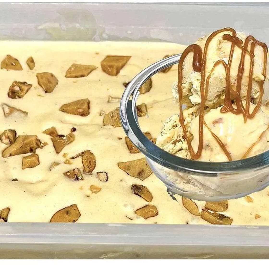 Brown Butter Almond Brittle Ice Cream Recipe