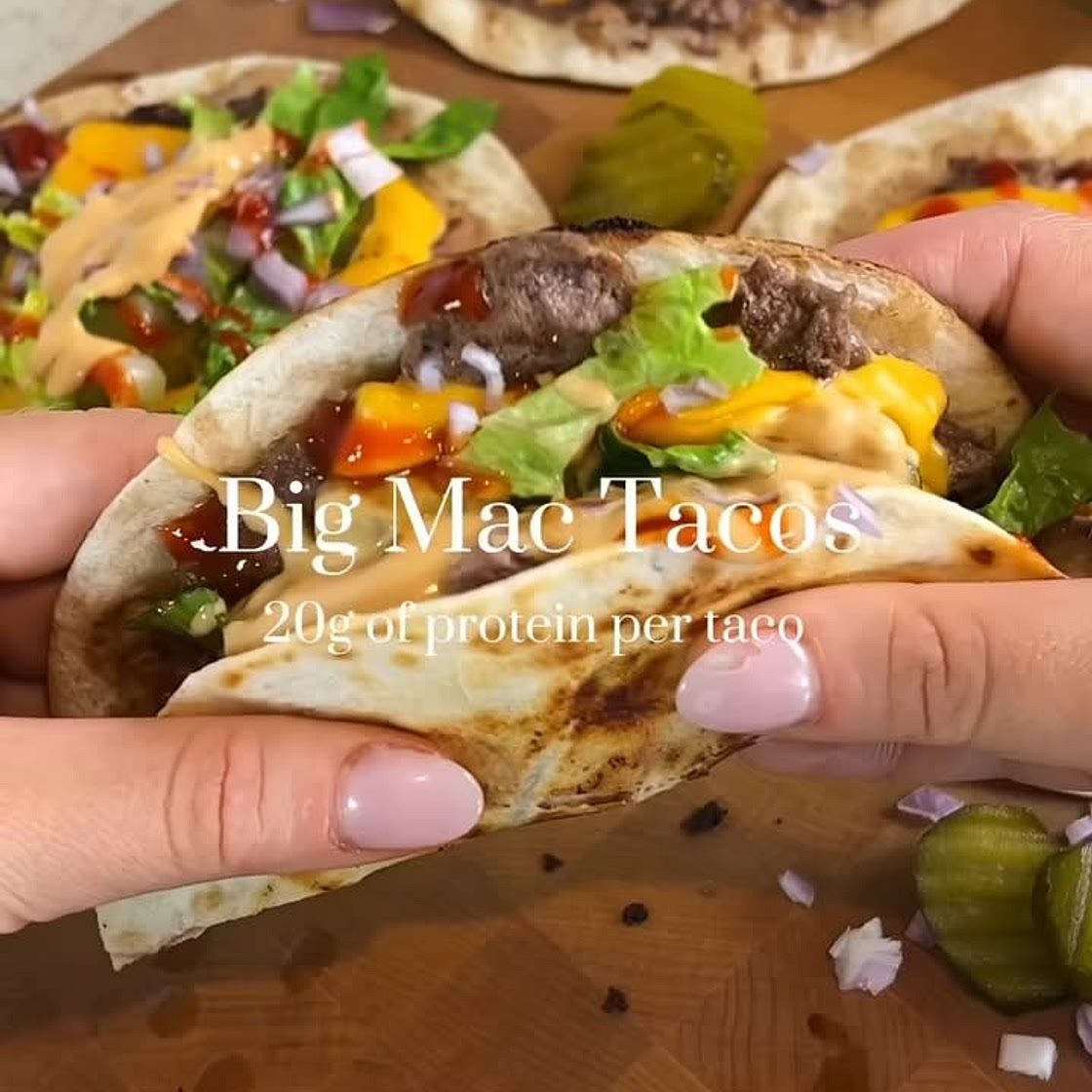Tacos big mac plus sains et facile