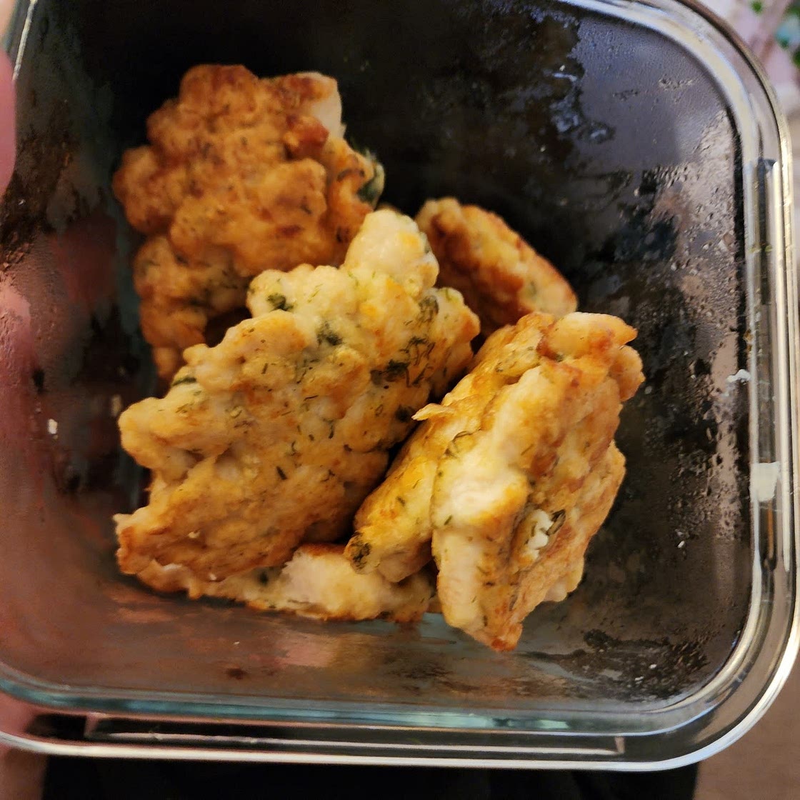 Tender Chicken Fritters