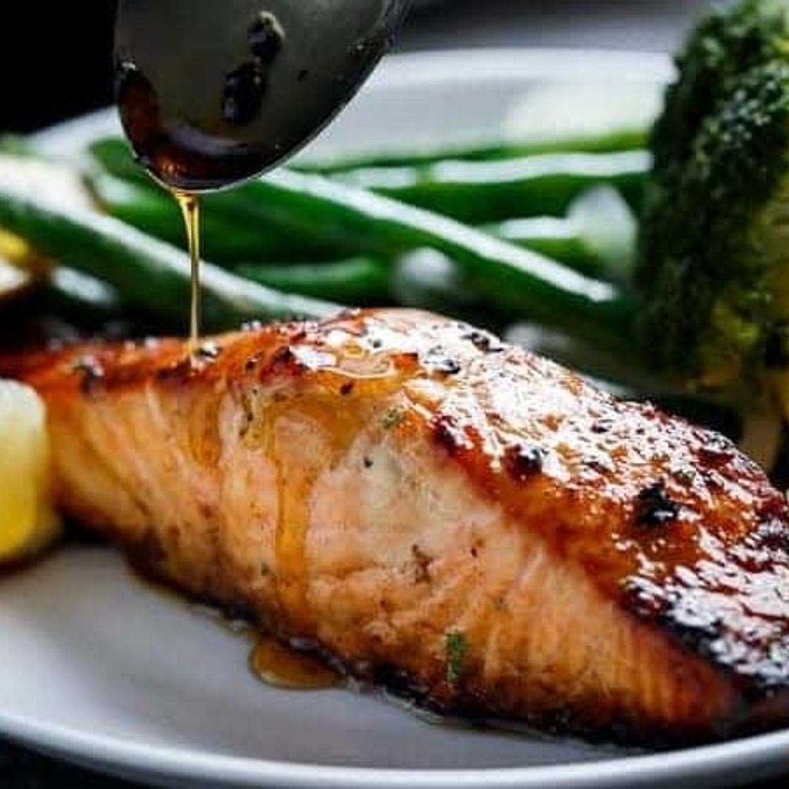 Browned Butter Honey Garlic Salmon
