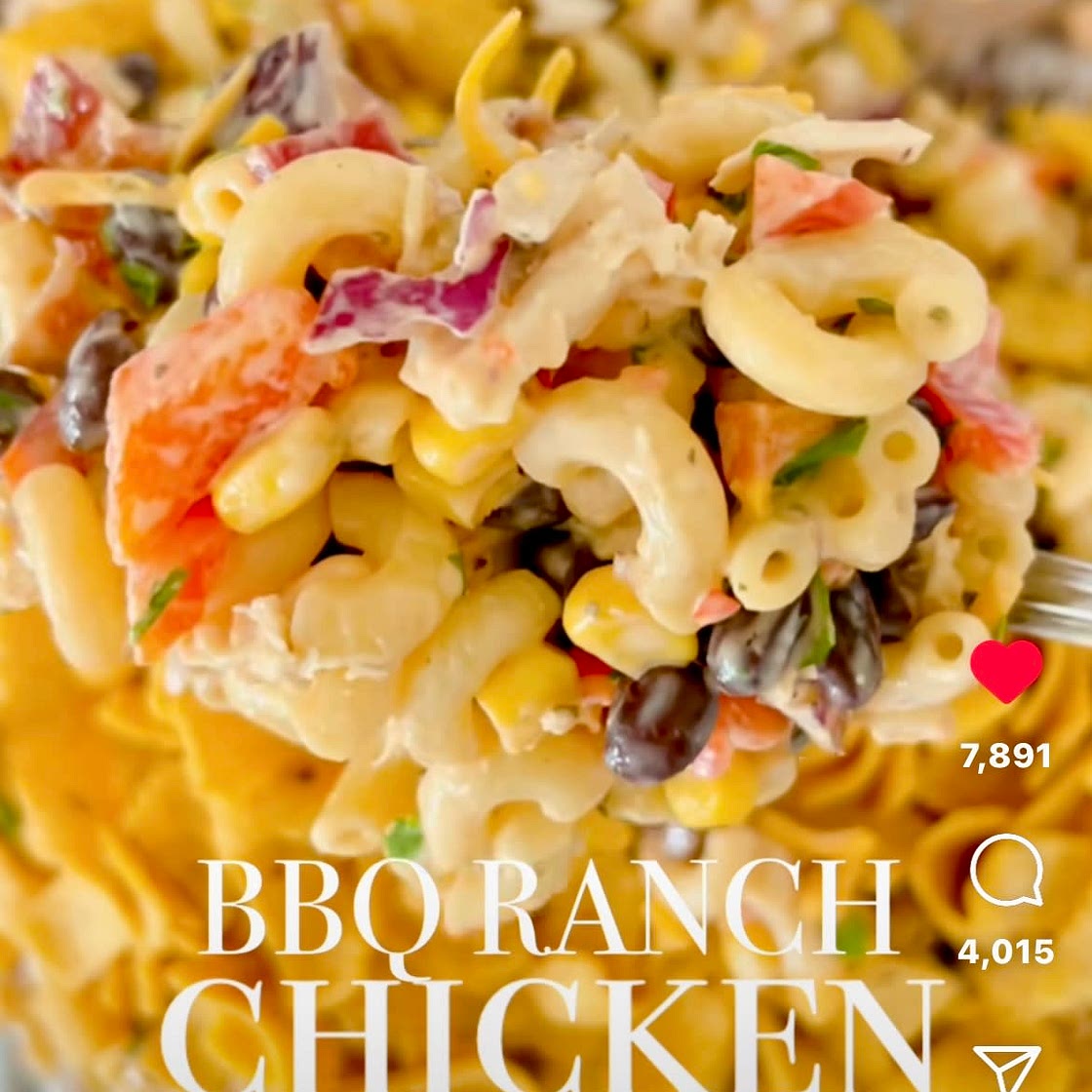 BBQ Ranch Ckn Pasta Salad