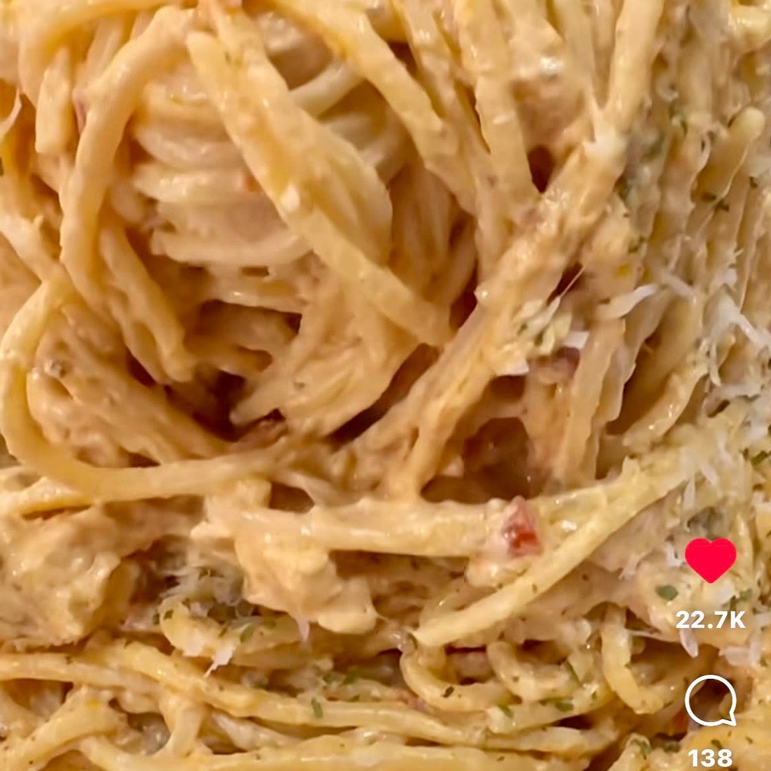 Marry Me Chicken Spaghetti