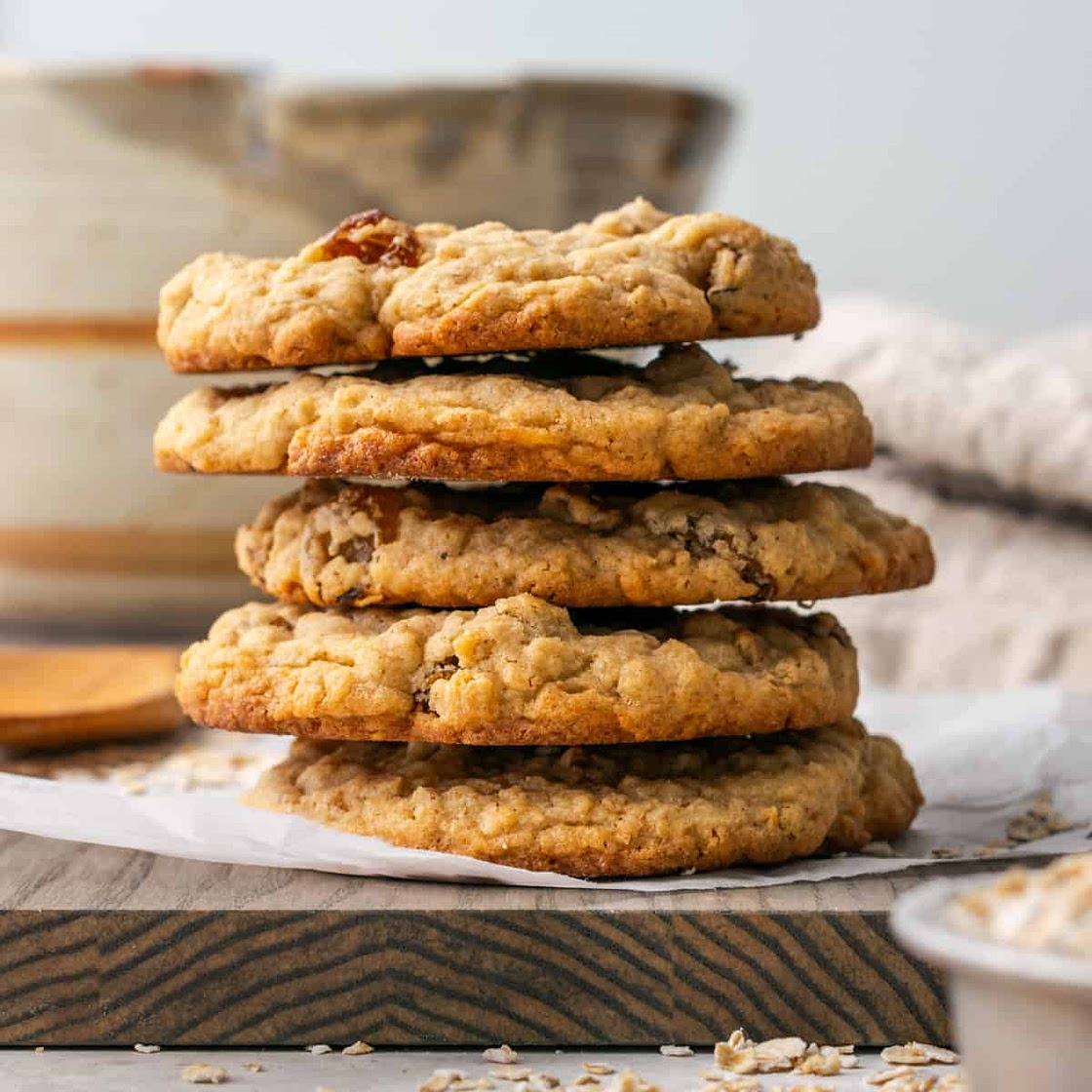 Gluten Free Oatmeal Raisin Cookies