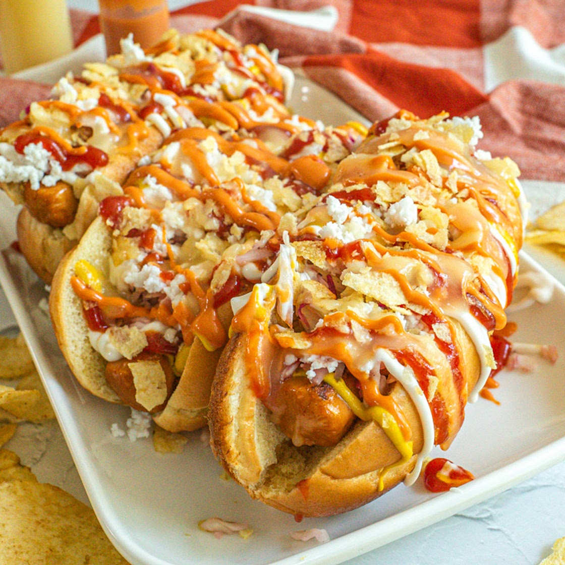 Vegan Colombian Hot Dogs