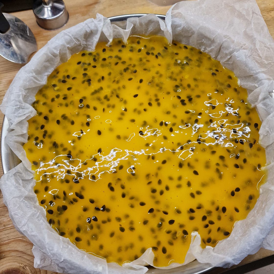 Cheesecake al frutto della passione