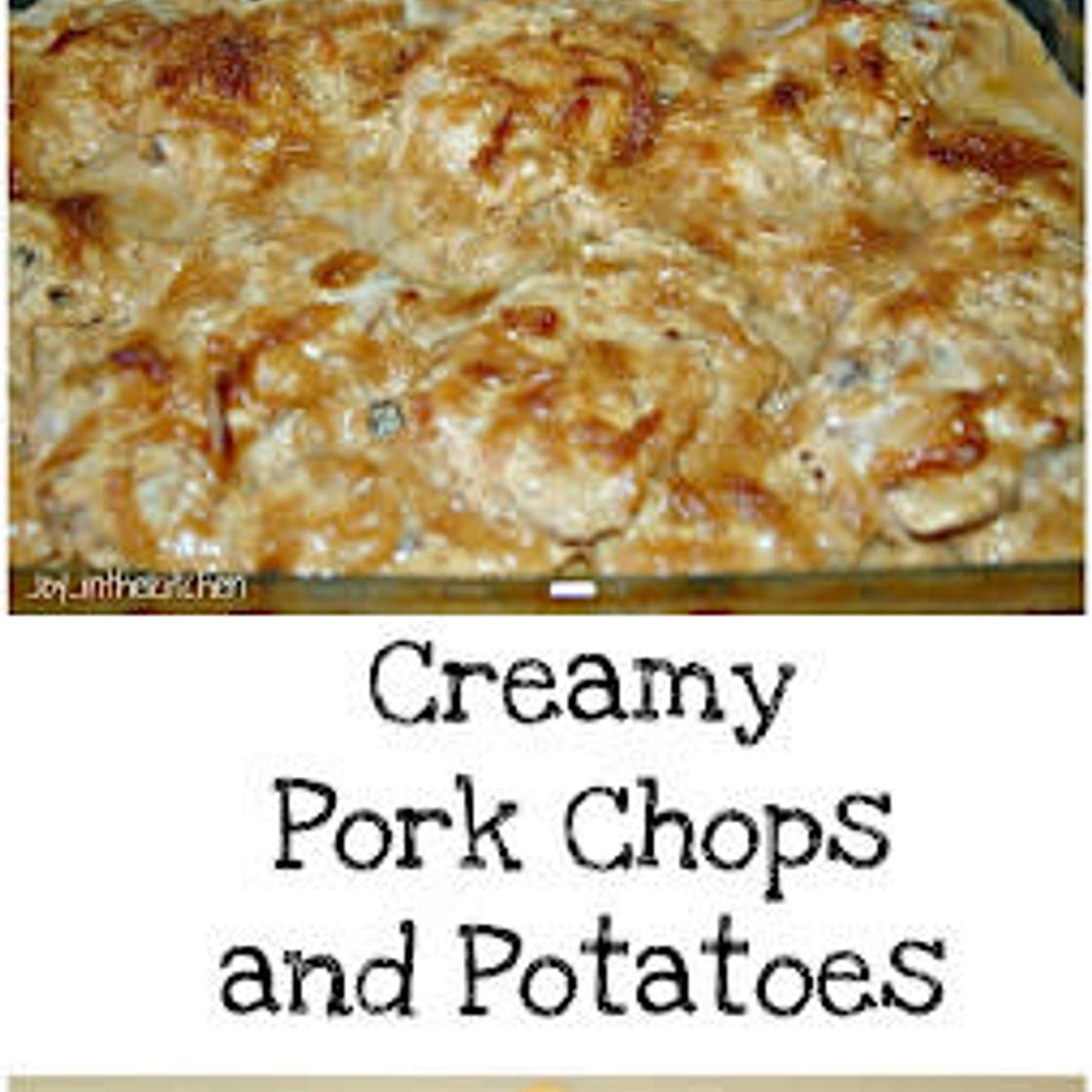  Creamy Pork Chops and Potatoes  