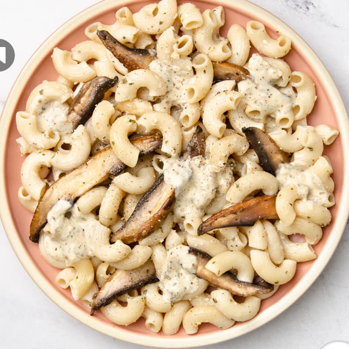 Spinach Artichoke Mushroom Pasta